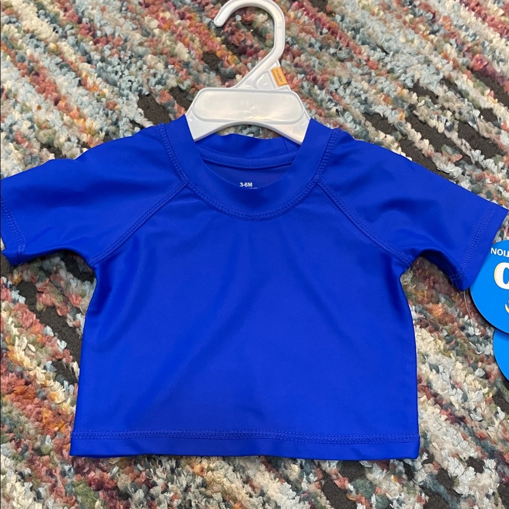 Kids Blue Swim Shirt